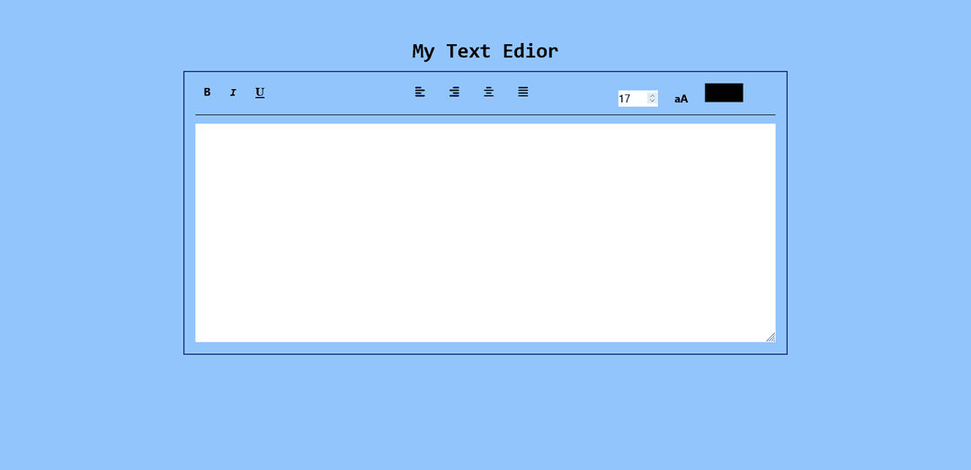Text Editor